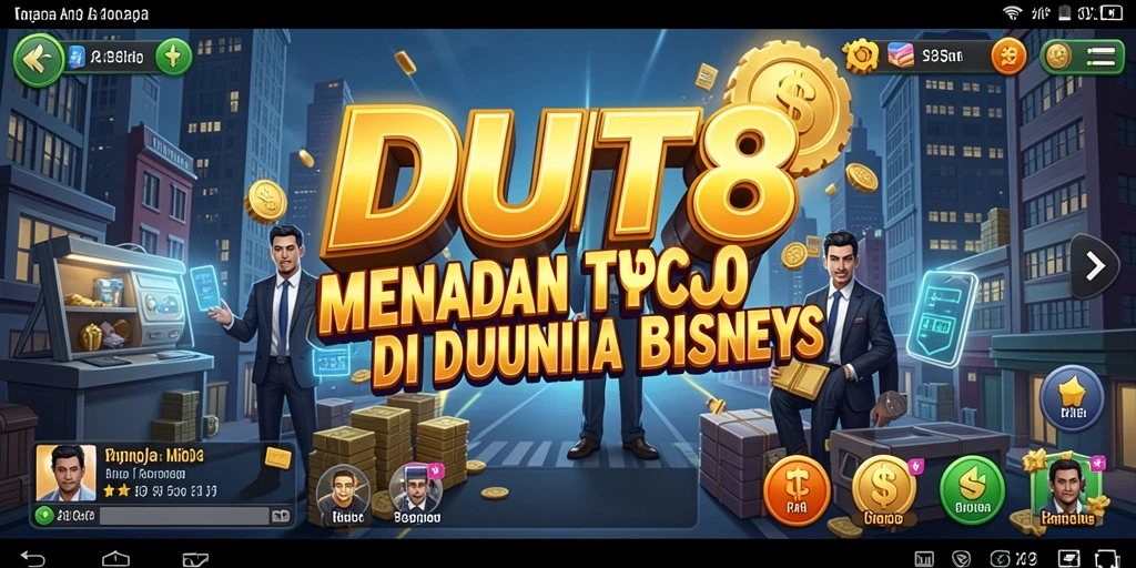 Tampilan gameplay Tycoon yang dinamis dan mengasyikkan di DUIT8.