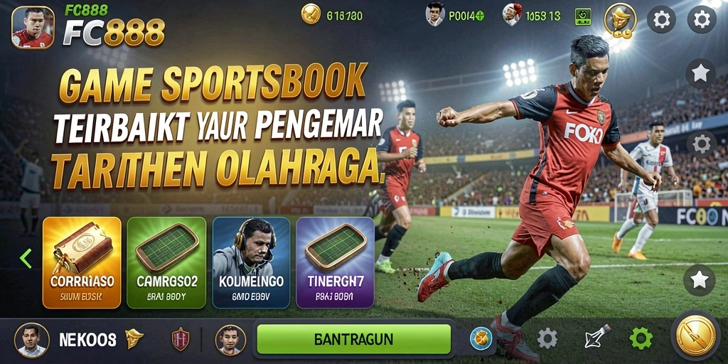 Tampilan menarik dari gameplay Sportsbook FC888 dengan fitur taruhan interaktif.