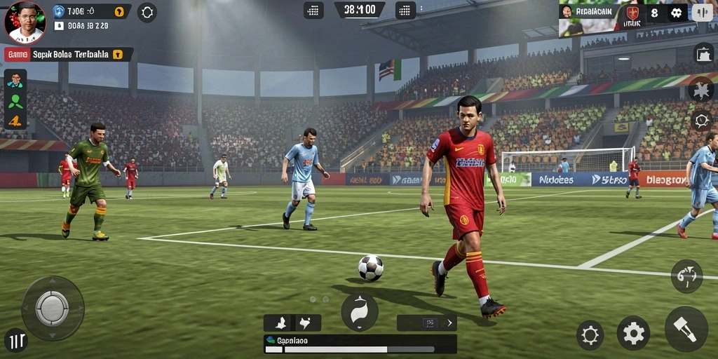 Tampilan permainan FO8 yang menegangkan dan mendebarkan di lapangan.