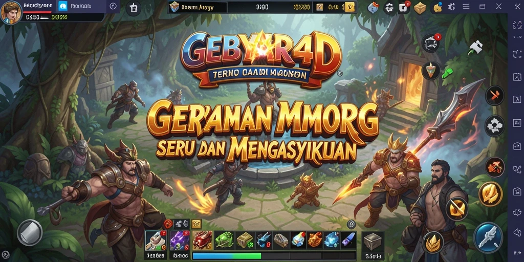 Tampilan gameplay GEBYAR4D dengan aksi seru dan grafis menawan.
