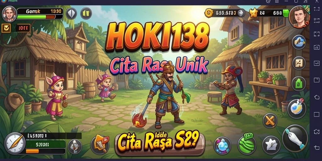 Screenshot gameplay HOKI138 menampilkan kemajuan yang mengasyikkan dalam permainan Idle.