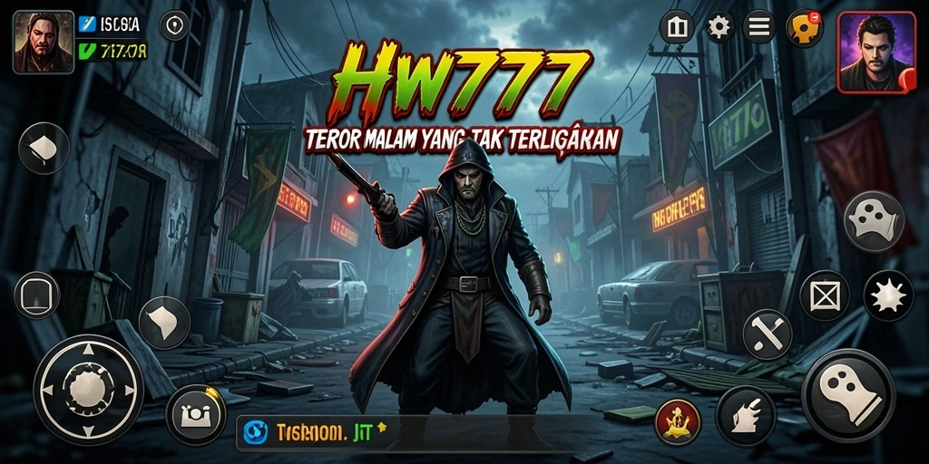 Screenshot menampilkan gameplay seram dengan suasana mencekam.