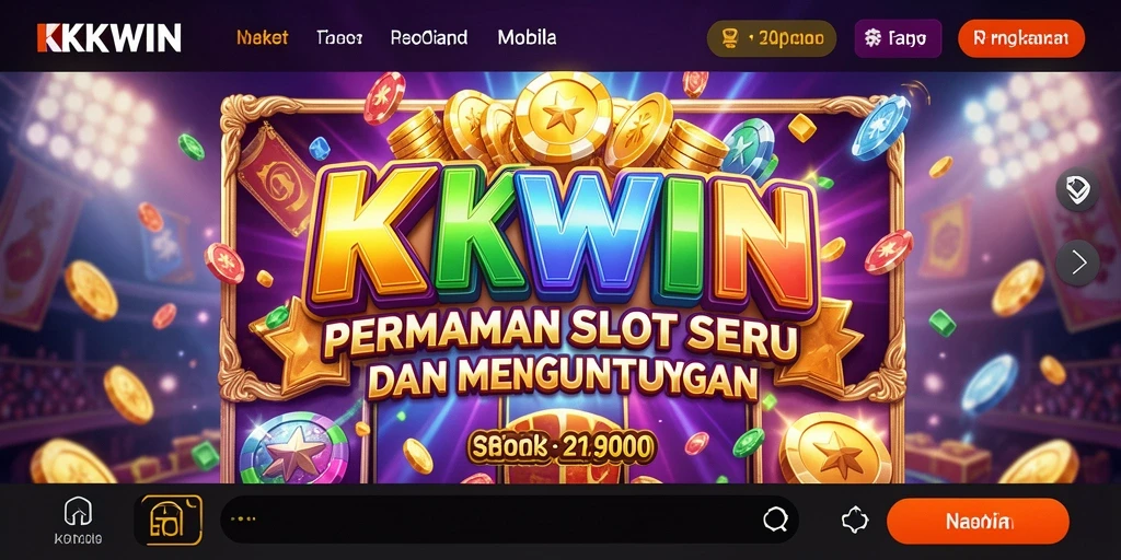 Screenshot gameplay KKWIN menampilkan putaran mesin slot yang mengasyikkan.