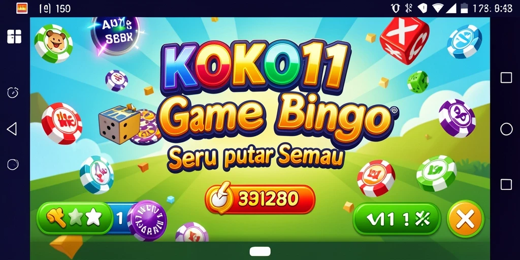 Tangkapan layar utama KOKO11 menunjukkan keseruan bermain Bingo secara langsung.