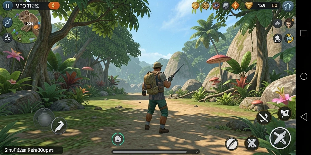 Screenshot MPO1221 menunjukkan interaksi karakter dalam gameplay simulasi yang realistis.