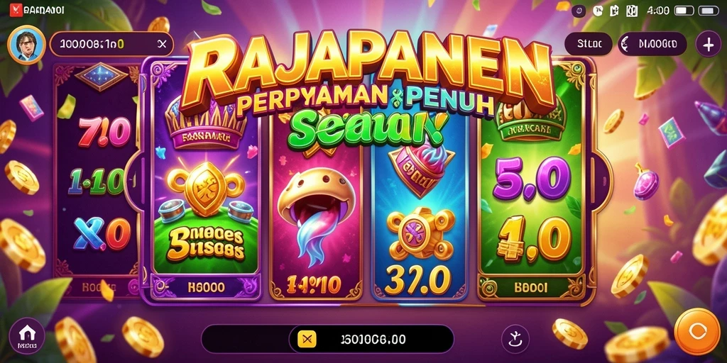 Screenshot gameplay RAJAPANEN menampilkan putaran slot yang seru dan interaktif.