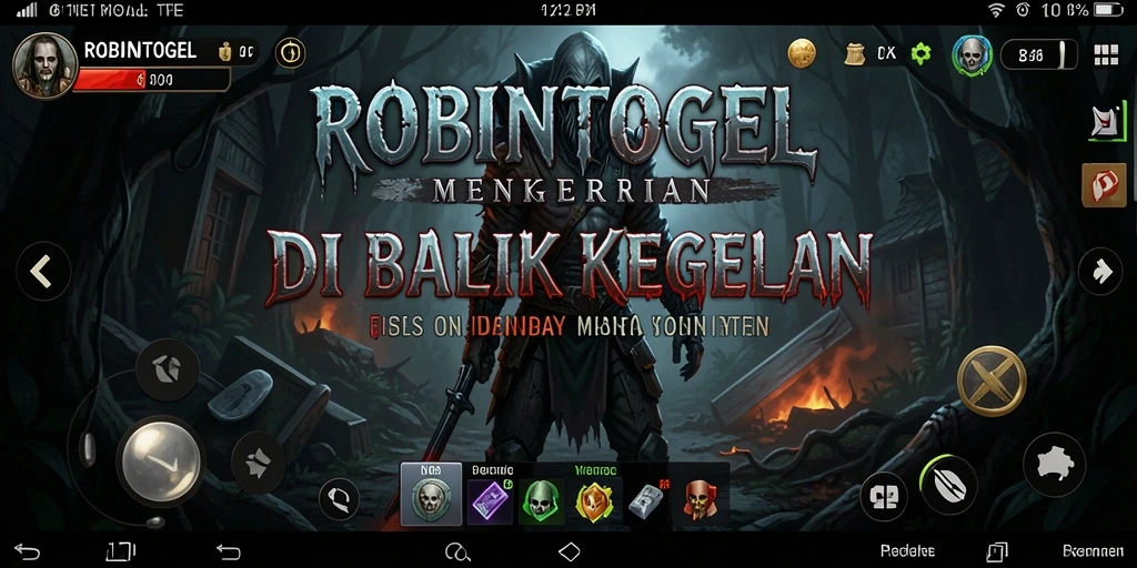 Tampilkan suasana mencekam dalam gameplay ROBINTOGEL.