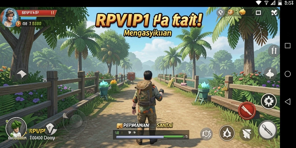Screenshot RPVIP1 yang menunjukkan keseruan gameplay Casual.
