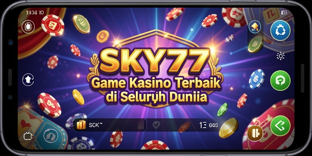 Tampilan menarik dari gameplay Kasino di SKY77.